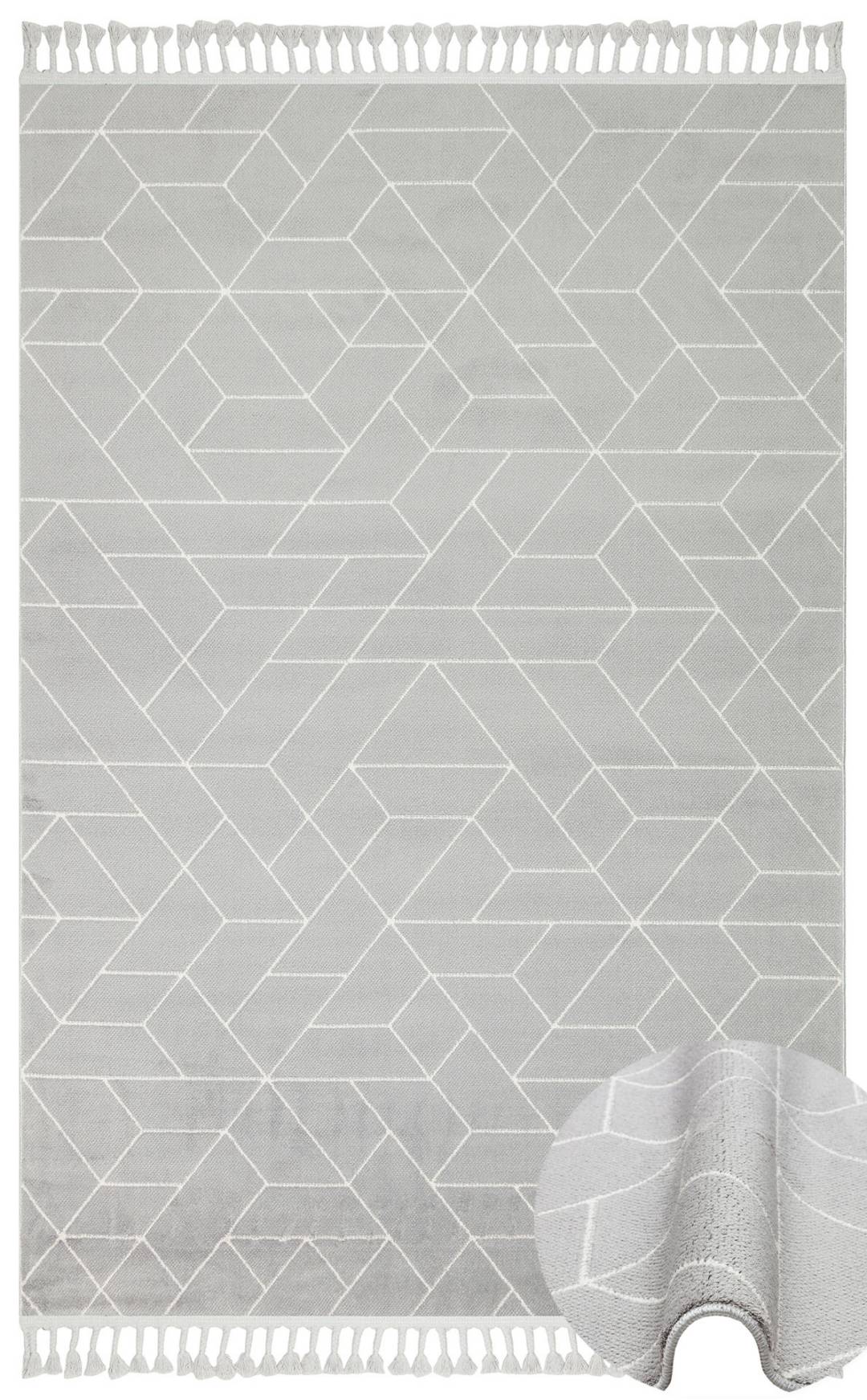 Urban xalçası | URB 01 Grey White
