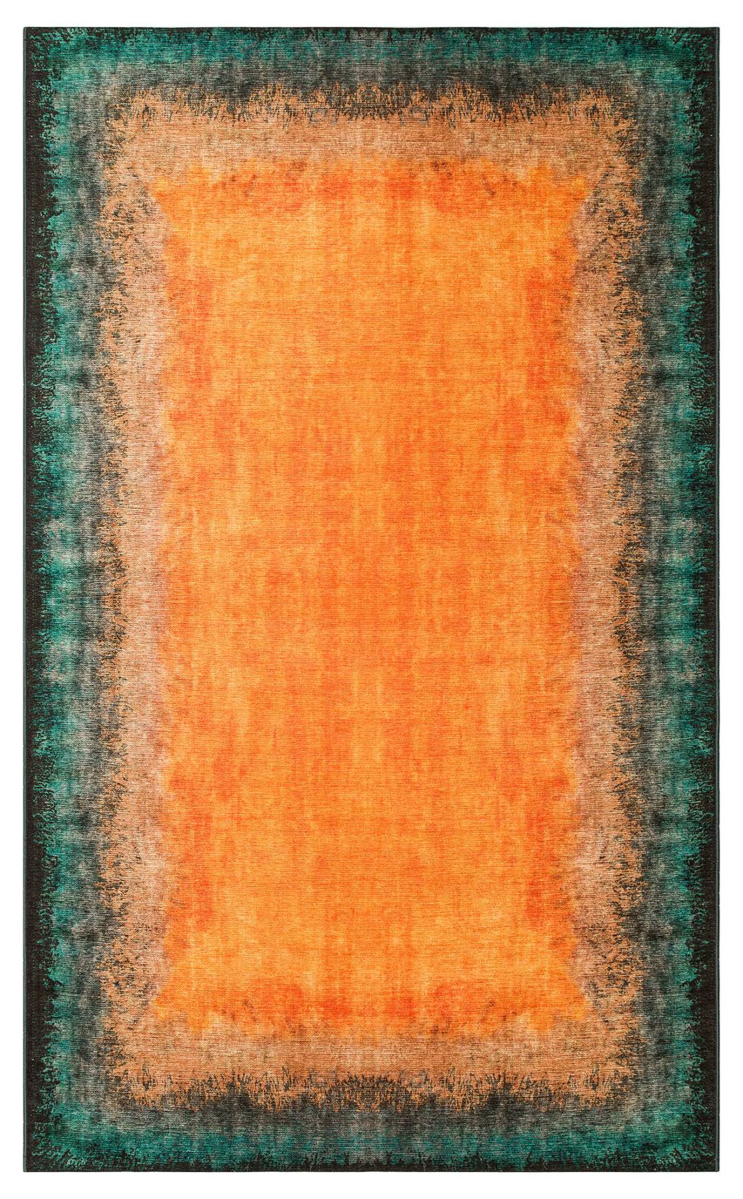 Luna Xalçası | LN 38 Orange Aqua