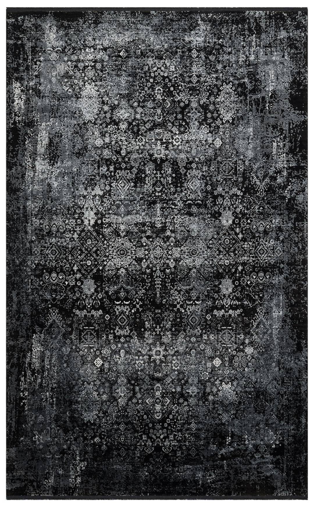 Fresco Xalçası | FS 17 Black Grey
