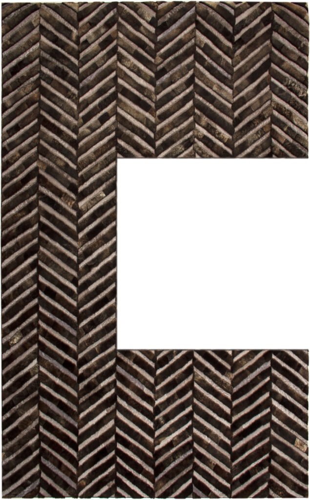 Lambfell Chevron Brown Montana U Shape — görünüş 1