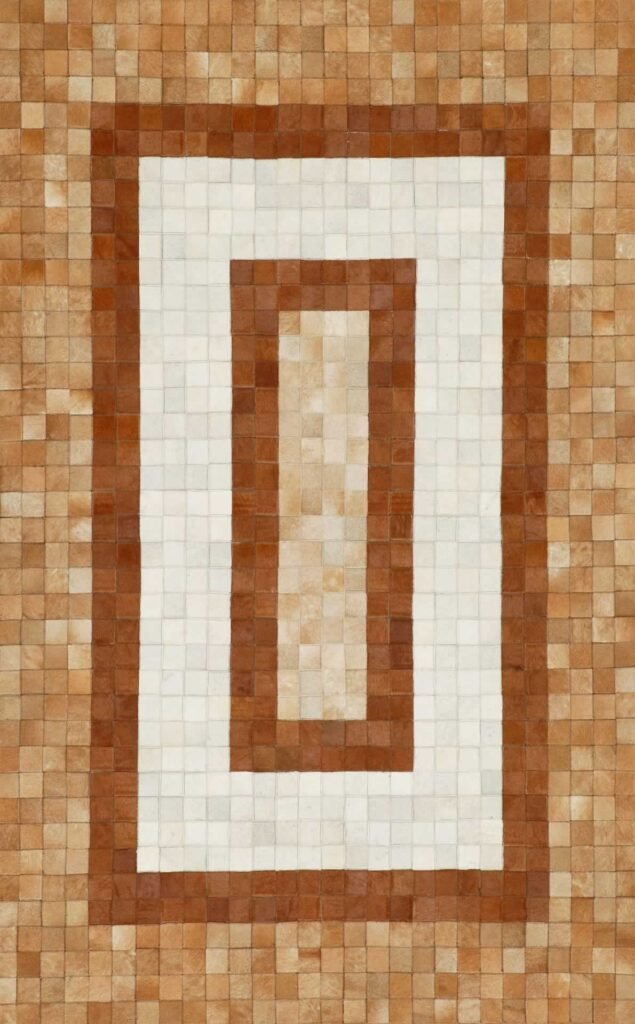 Deri Halı P 55 Border 01 — görünüş 1