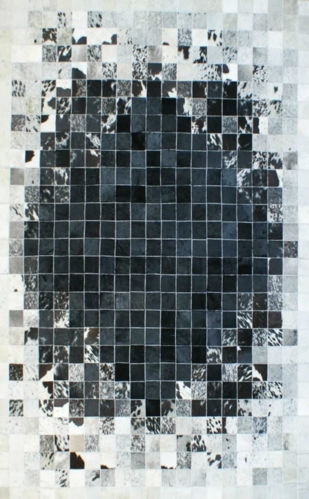 Deri Halı SP-205 Black Reverse — görünüş 1