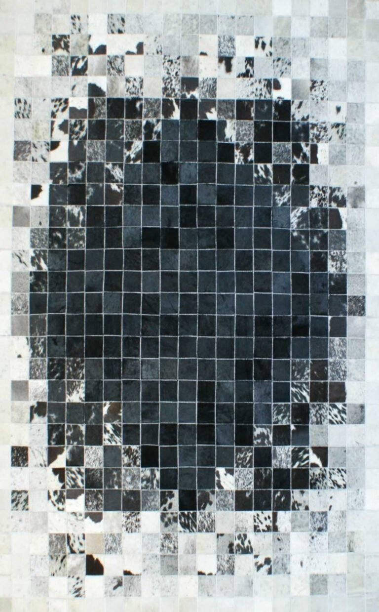 Deri Halı SP-205 Black Reverse — görünüş 1